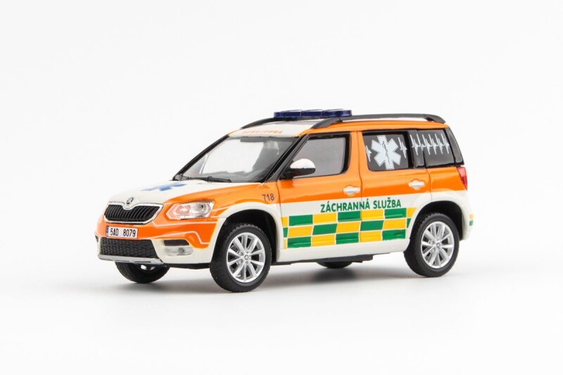 Abrex Škoda Yeti FL 1:43 Pet-Medic